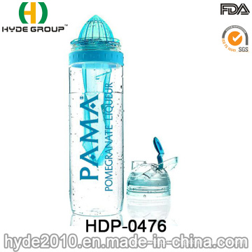 Recém Por Atacado Tritan Fruta Garrafa De Água De Infusão, BPA Garrafa De Plástico Infusor De Frutas Grátis (HDP-0476)